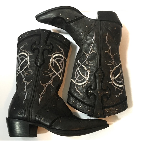 Durango Shoes - Durango Leather Cowgirl Boots